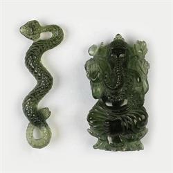 Moldavite Carvings